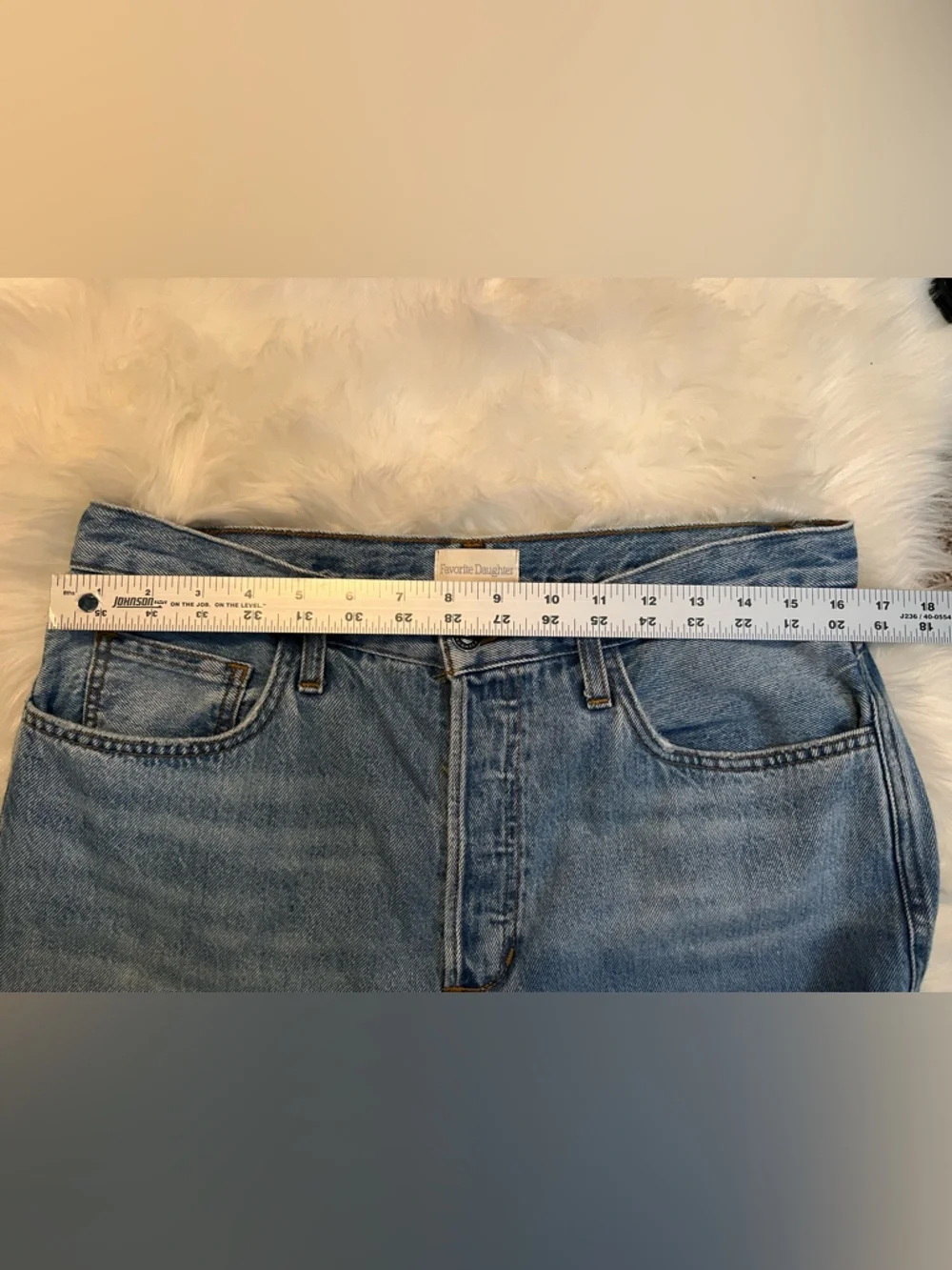 Favorite Daughter The Masha Light Wash Denim Jeans size 30 High rise wide leg - Picture 8 of 10
